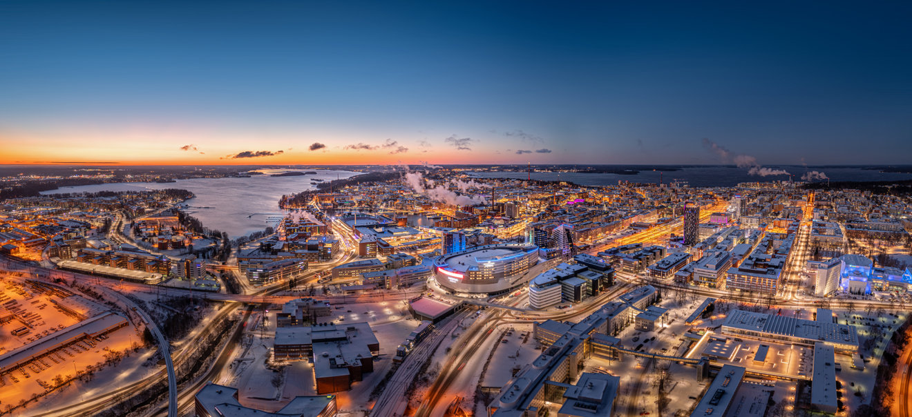 Visit Tampere Drone View Nokia Arena DJI 0001 Skyfox Marko Kallio